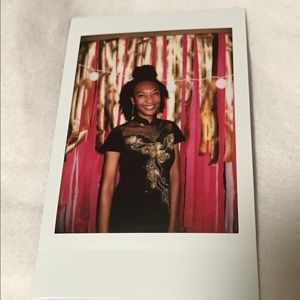 Vintage Velvet Asian Dress - Little Black Dress